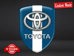 Toyota Logo Silicone Auto Max Durevole Chic Pro Performance